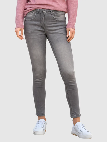 Jeans med stretch basically you Ljusgrå