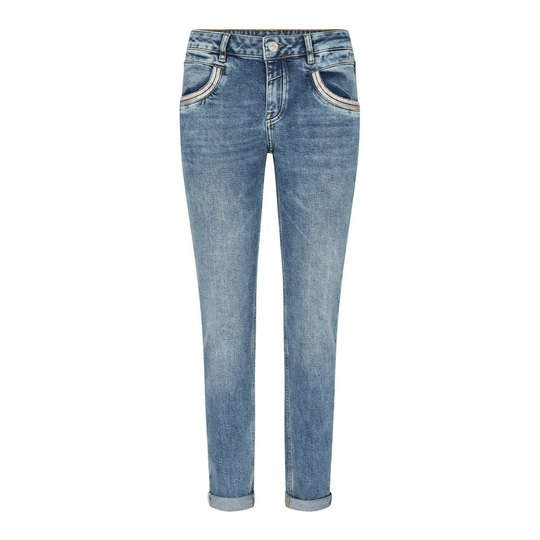MOS Mosh - Skinny Jeans - Blå - Dam - Storlek: W30,W31,W29,W32,W28,W26,W33,W25,W27