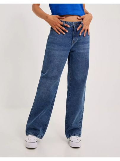 Noisy May Nmamanda Nw Wide Jeans VI140MB Noos High waisted jeans Medium Blue Denim
