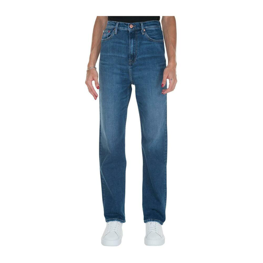 Tommy Jeans - Straight - Blå - Dam - Storlek: W29 L30,W30 L30