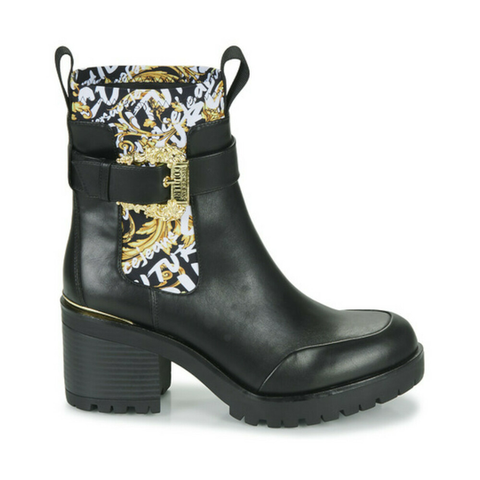 Versace Jeans Couture - Boots - Svart - Dam - Storlek: 40 Eu,39 Eu,36 Eu,38 Eu,41 Eu,37 EU