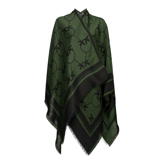 Pinko - Capes och Ponchos - Grön - Dam - Storlek: ONE Size