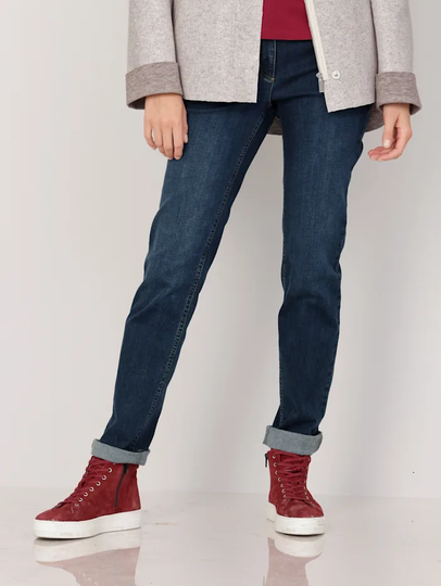 Jeans i trendig modell Dress In Dark blue