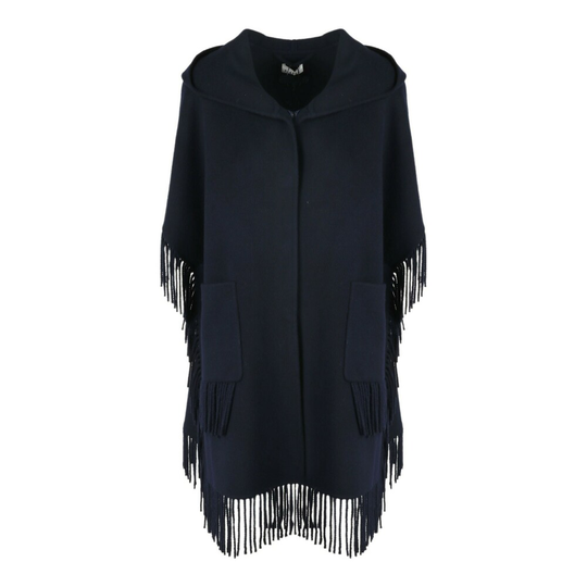 P.a.r.o.s.h. - Capes och Ponchos - Blå - Dam - Storlek: M,Xs