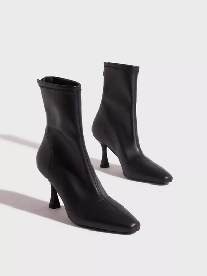NLY Shoes - Stövletter - Svart - Perfect Heel Boot - Boots & Kängor