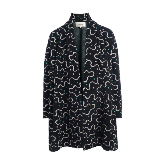 Diane Von Furstenberg - Capes och Ponchos - Svart - Dam - Storlek: S,Xs