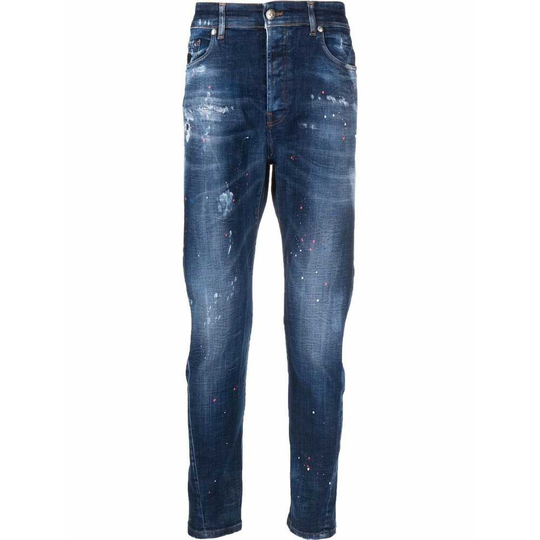 John Richmond - Jeans - Blå - Herr - Storlek: W30