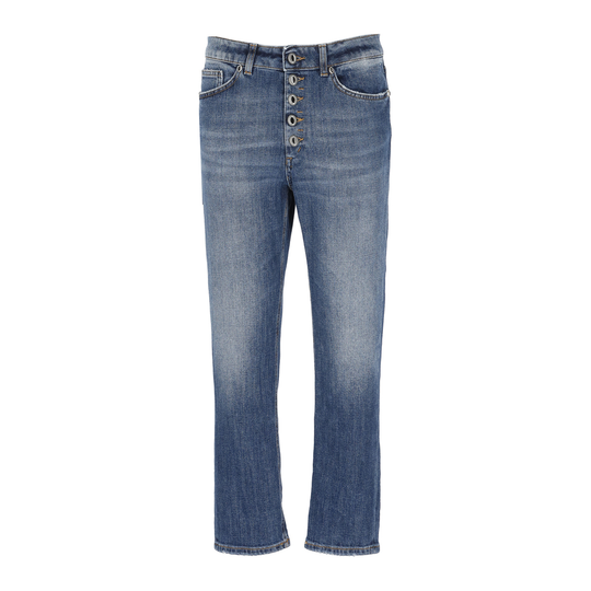 Dondup - Boyfriend Jeans - Blå - Dam - Storlek: W26,W25,W27,W28,W29