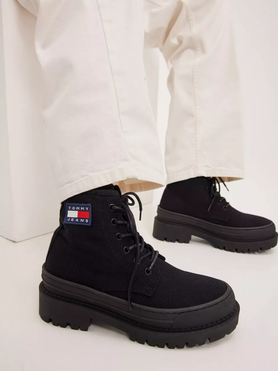 Tommy Jeans - Black - Tommy Jeans Foxing Boot