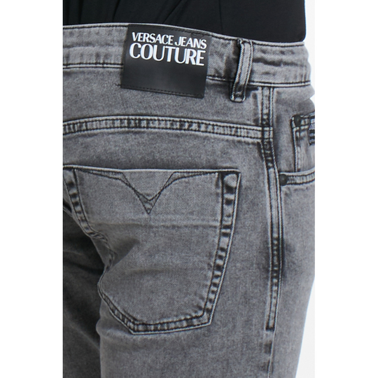 Versace Jeans Couture - Straight - Grå - Herr - Storlek: W31,W40,W34