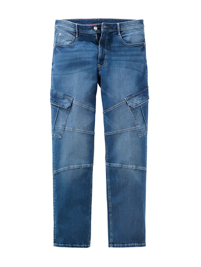 Jeans med flera praktiska fickor BABISTA Ljusblå