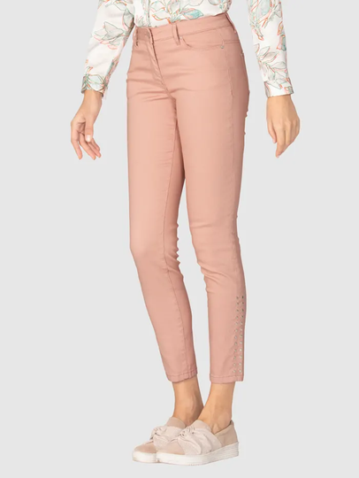 Jeans med nitar med nitar AMY VERMONT Rosa