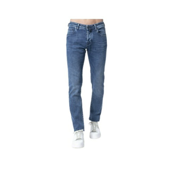 Jacob Cohën - Skinny Jeans - Blå - Herr - Storlek: W31,W32,W36,W34,W35