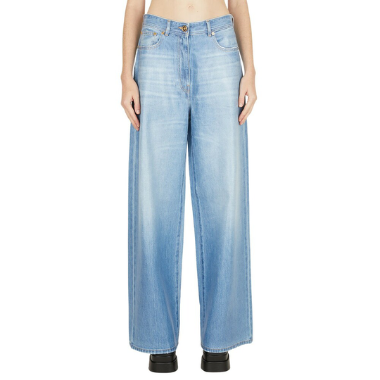 Versace - Boyfriend Jeans - Blå - Dam - Storlek: W25,W29,W28,W26