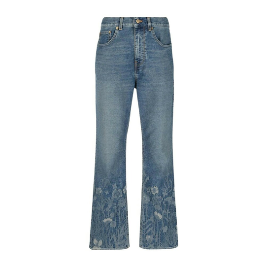 Golden Goose - Flare Jeans - Blå - Dam - Storlek: W26,W25,W27