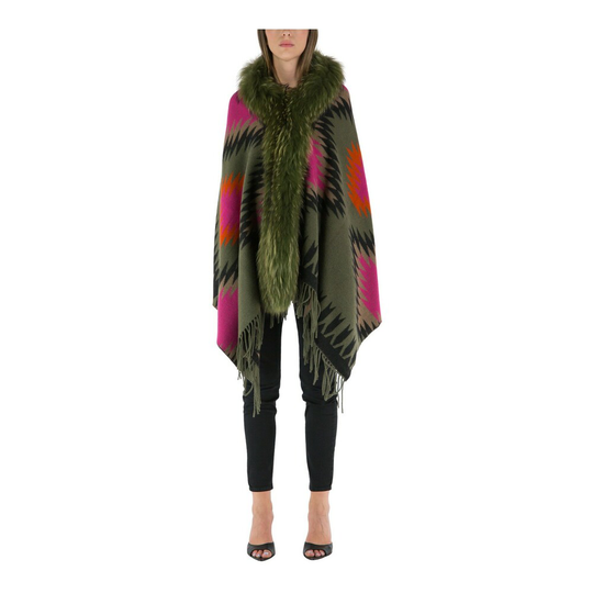 Bazar Deluxe - Capes och Ponchos - Grön - Dam - Storlek: ONE Size