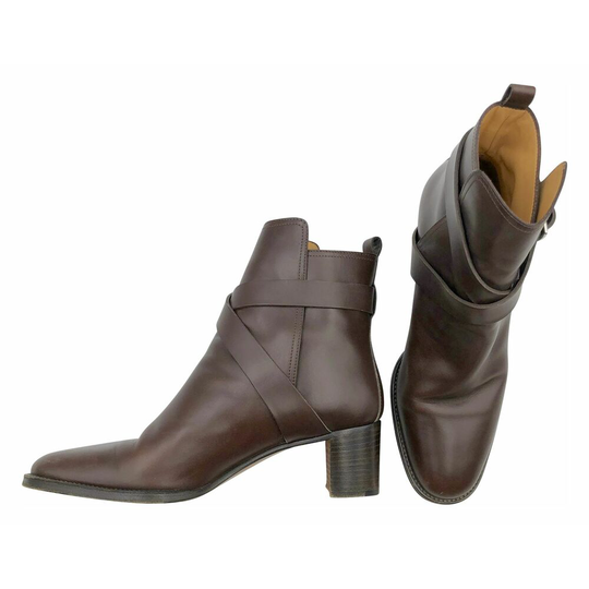 Hermès Vintage - Vintage Skor - Brun - Dam - Storlek: 37 EU