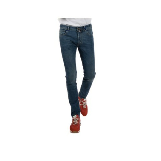 Jacob Cohën - Skinny Jeans - Blå - Herr - Storlek: W31,W36