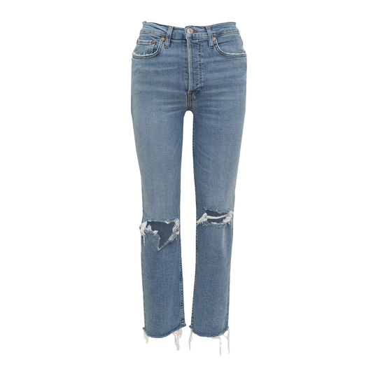 Re/Done - Skinny Jeans - Blå - Dam - Storlek: W28,W29,W27,W25,W26