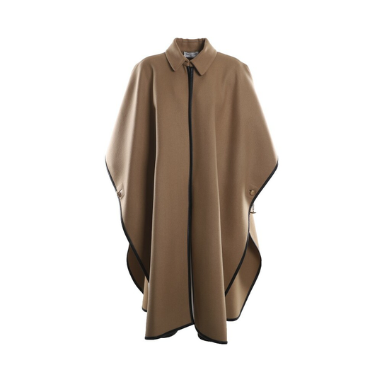 Saint Laurent - Capes och Ponchos - Brun - Dam - Storlek: S