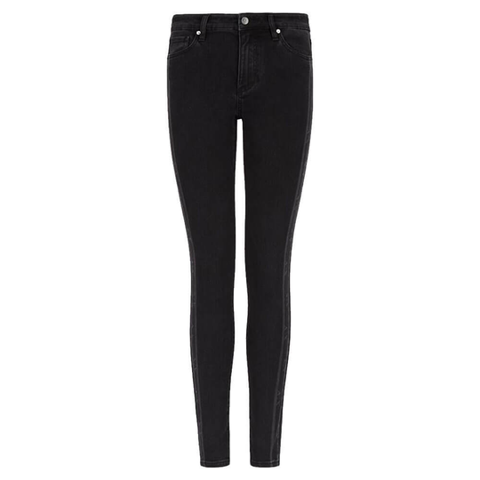 Armani Exchange - Skinny Jeans - Svart - Dam - Storlek: W26,W25,W28