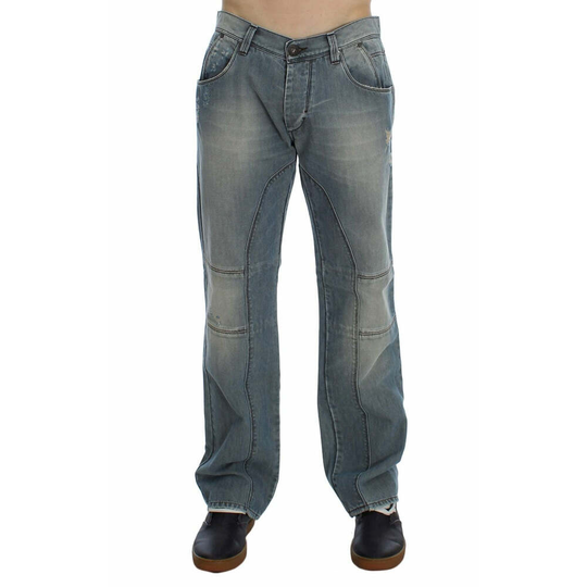 Ermanno Scervino - Baggy Jeans - Blå - Herr - Storlek: W34
