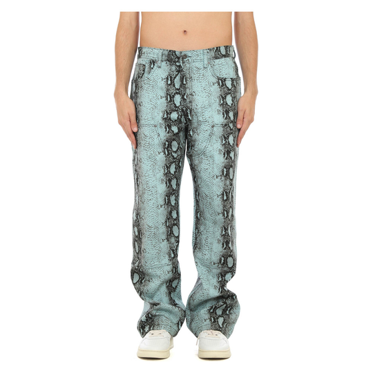 Pleasures - Baggy Jeans - Blå - Herr - Storlek: W30,W34