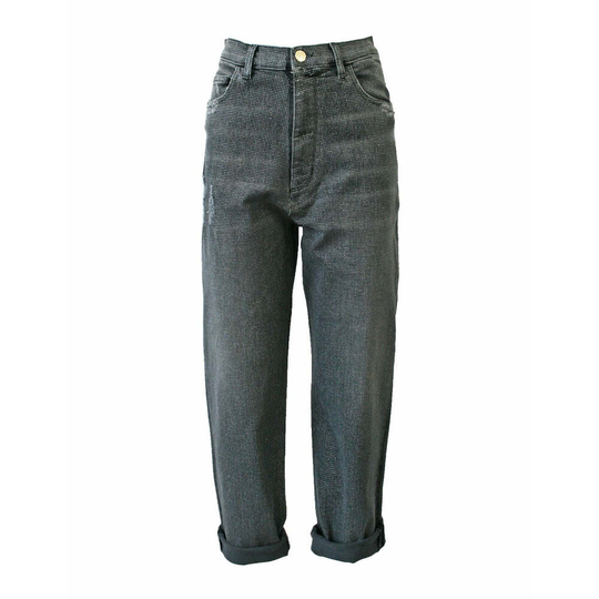 Twinset - Boyfriend Jeans - Grå - Dam - Storlek: W29,W26,W27,W28