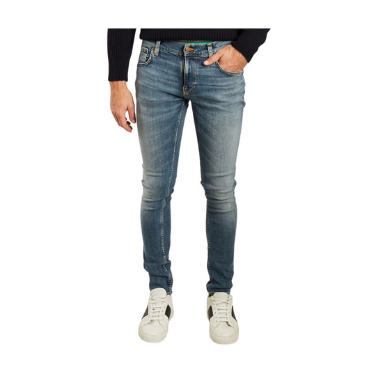 Nudie Jeans - Jeans - Blå - Herr - Storlek: W34 L32