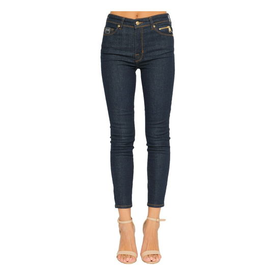 Versace Jeans Couture - Skinny Jeans - Blå - Dam - Storlek: W28,W27,W26