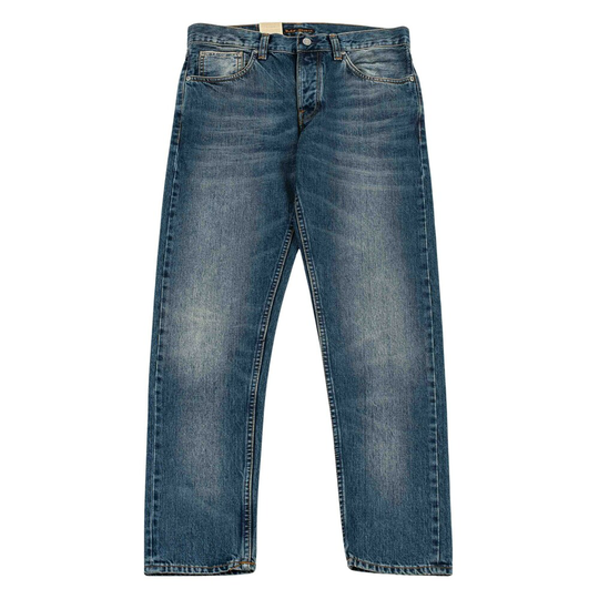 Nudie Jeans - Straight - Blå - Herr - Storlek: W30,W33,W34,W32,W29,W31