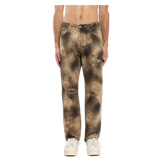 Barrow - Baggy Jeans - Beige - Herr - Storlek: W32,W33,W30