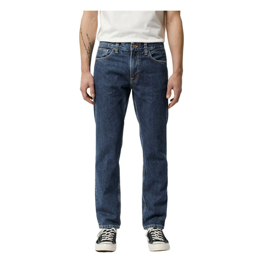 Nudie Jeans - Straight - Blå - Herr - Storlek: W32 L32,W33 L32,W31 L32,W28 L32,W29 L32