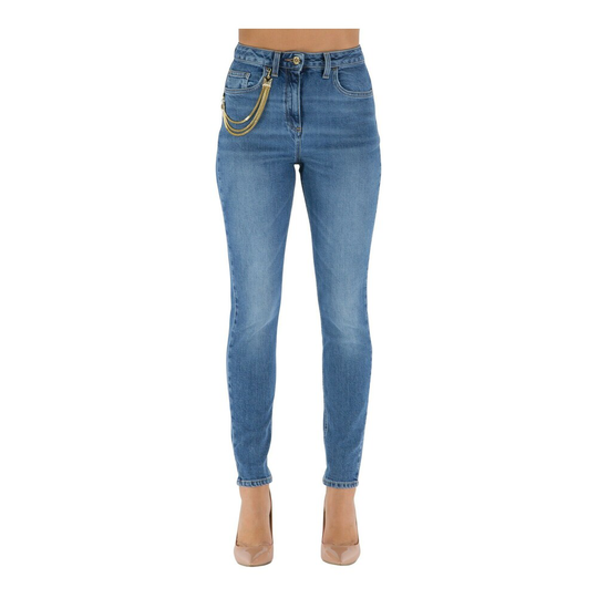 Elisabetta Franchi - Skinny Jeans - Blå - Dam - Storlek: W29,W30,W27,W26,W28