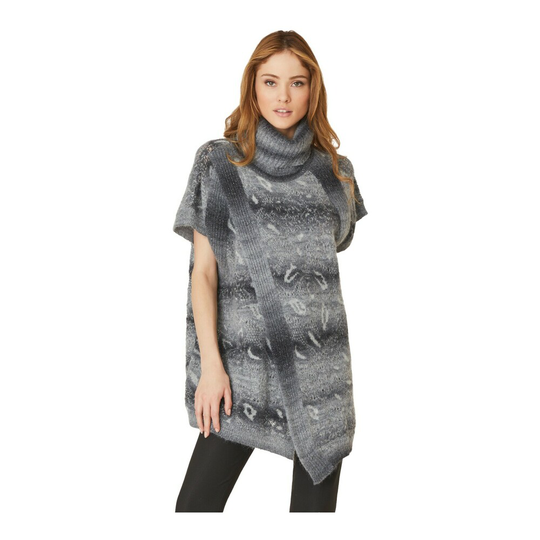 Manila Grace - Capes och Ponchos - Grå - Dam - Storlek: S,Xs