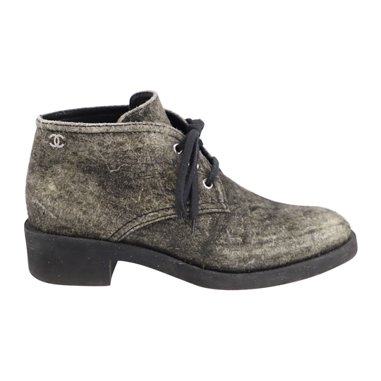 Chanel Vintage - Vintage Skor - Grå - Dam - Storlek: 42 EU