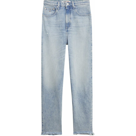 Tommy Jeans - Straight - Blå - Dam - Storlek: W29,W25