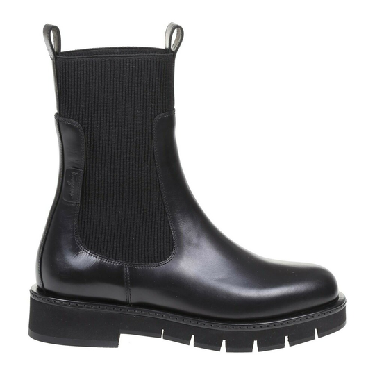 Salvatore Ferragamo - Jodhpurs - Svart - Dam - Storlek: 38 Eu,39 Eu,37 Eu,36 Eu,39 1/2 Eu,35 1/2 Eu,36 1/2 Eu,37 1/2 EU