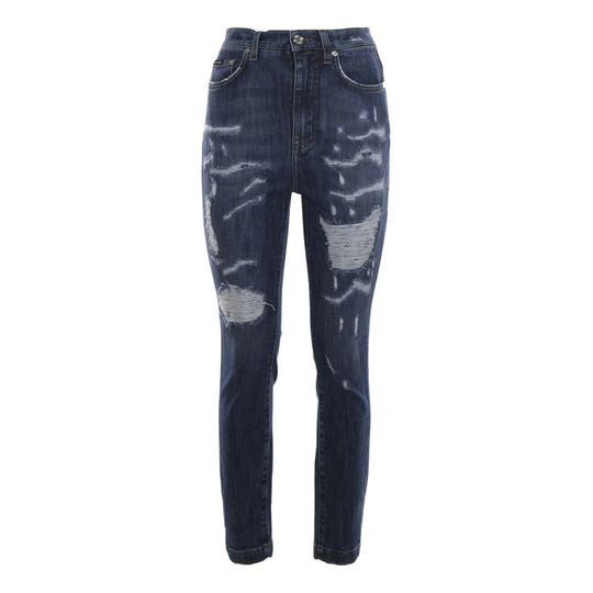 Dolce & Gabbana - Skinny Jeans - Blå - Dam - Storlek: S,2Xs