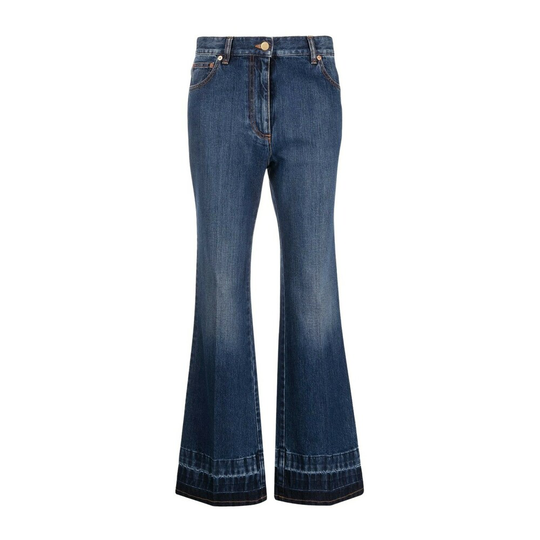Valentino - Flare Jeans - Blå - Dam - Storlek: W27,W29