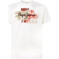 T-shirts med korta ärmar Pepe jeans CAMISETA MANGA CORTA BLANCA PM508483