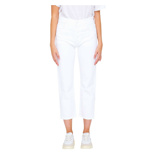 Mother - Jeans - Vit - Dam - Storlek: W25,W28,W27
