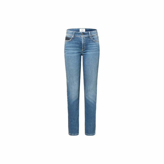 Cambio - Skinny Jeans - Blå - Dam - Storlek: Xl,L,S,Xs