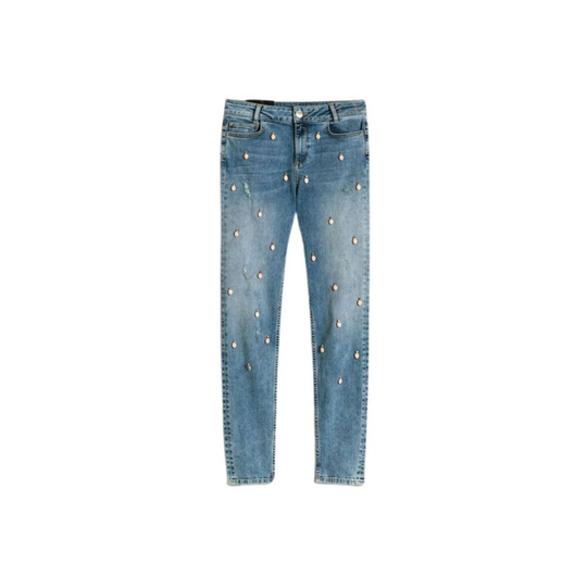 Twinset - Skinny Jeans - Blå - Dam - Storlek: W27
