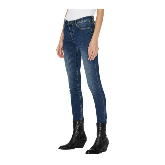 Armani Exchange - Skinny Jeans - Blå - Dam - Storlek: W30,W26,W28,W32,W27