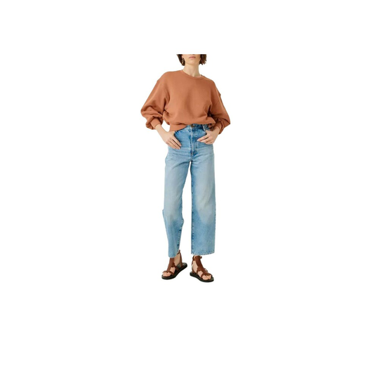 Sessun - Boyfriend Jeans - Blå - Dam - Storlek: XS
