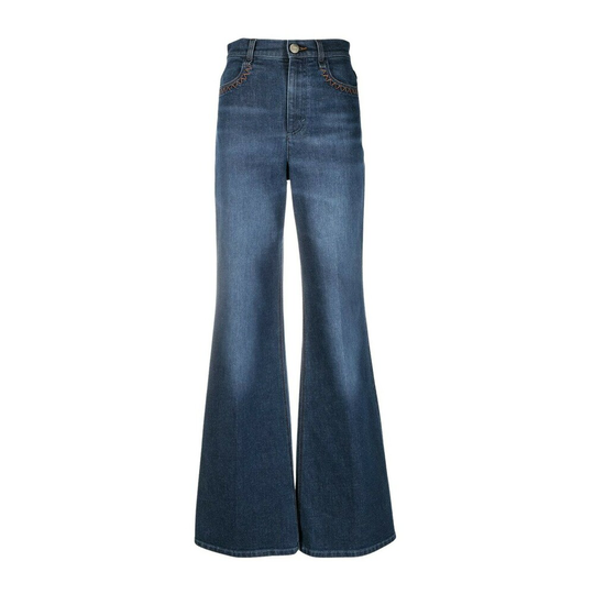 Chloé - Flare Jeans - Blå - Dam - Storlek: XS