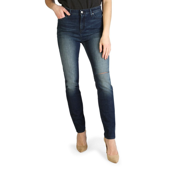 Armani Exchange - Skinny Jeans - Blå - Dam - Storlek: W24