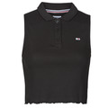 Blusar Tommy Jeans TJW CROP SLEEVELESS RIB POLO