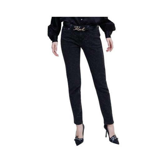 Karl Lagerfeld - Skinny Jeans - Svart - Dam - Storlek: W29,W26,W25,W28